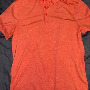 New without Tags Men's Large Evolution Short-Sleeve Polo Shirt - Orange